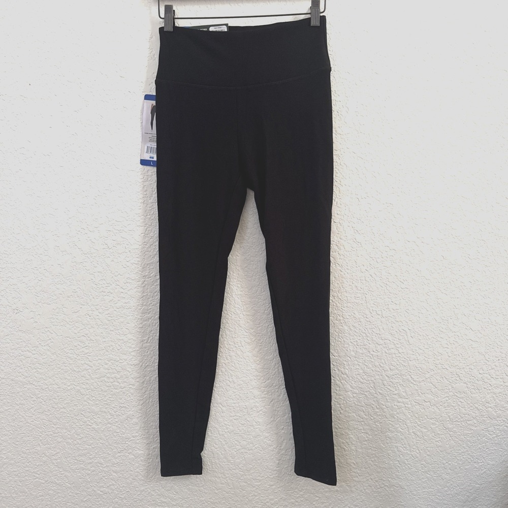 NWT Orvis Ladies Classic Collection Cozy Lined High Rise Fleece Leggings Black M